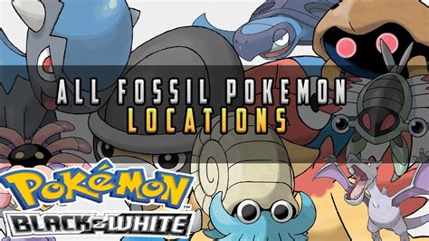 pokemon white fossils